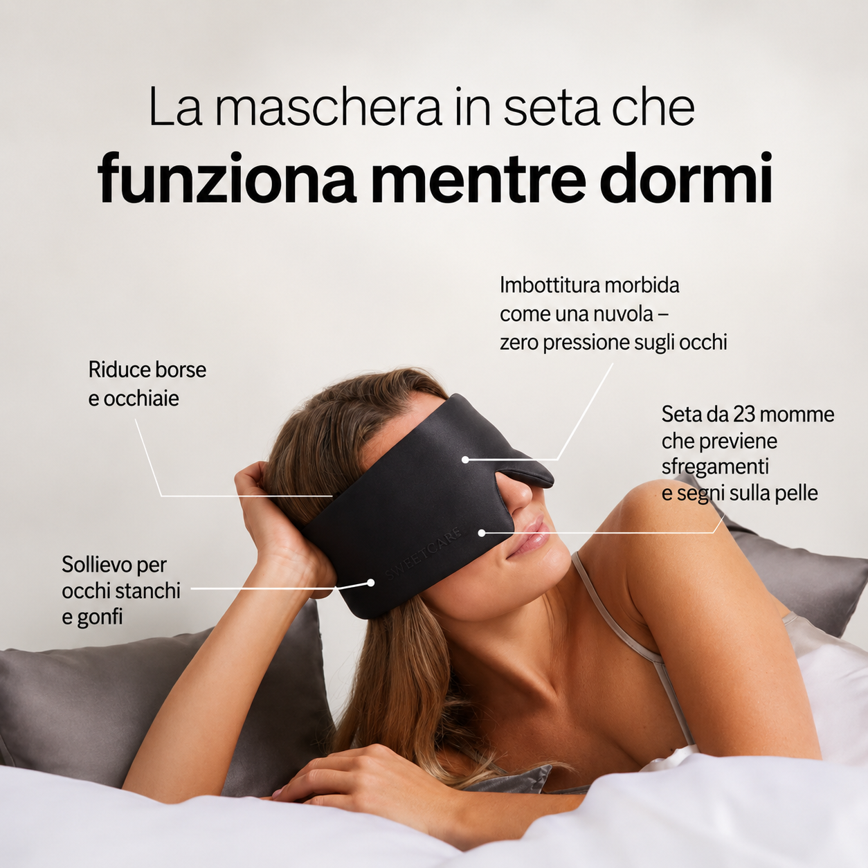 Maschera sonno profondo